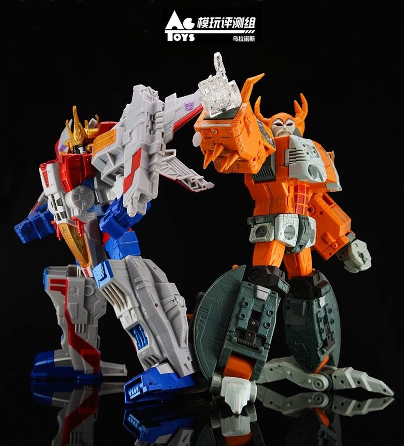 Transformers Year of the Horse Starscream New In-Hand Comparison Images  With Other Figures